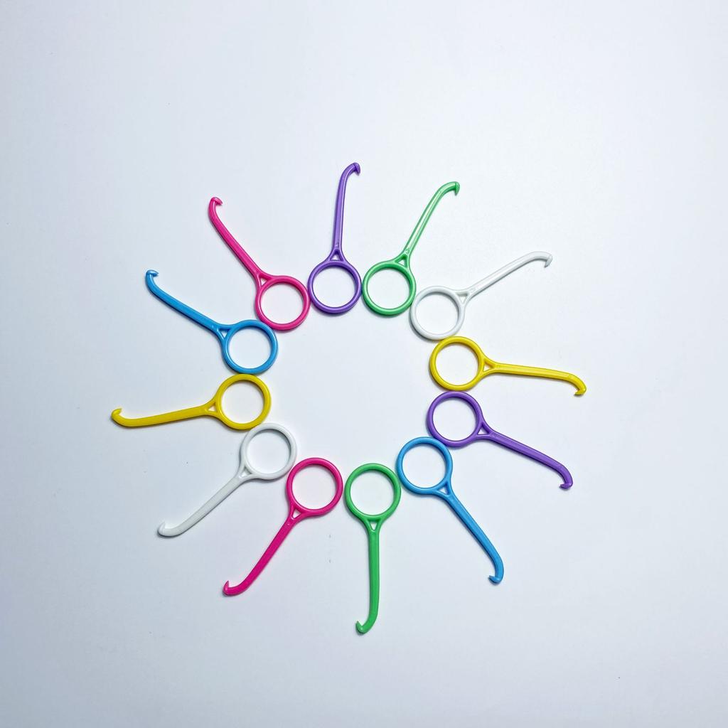 100 Pcs Dental Orthodontic Invisible Braces Remover Plastic Hook Disposable Orthodontic Aligner Remove Hook