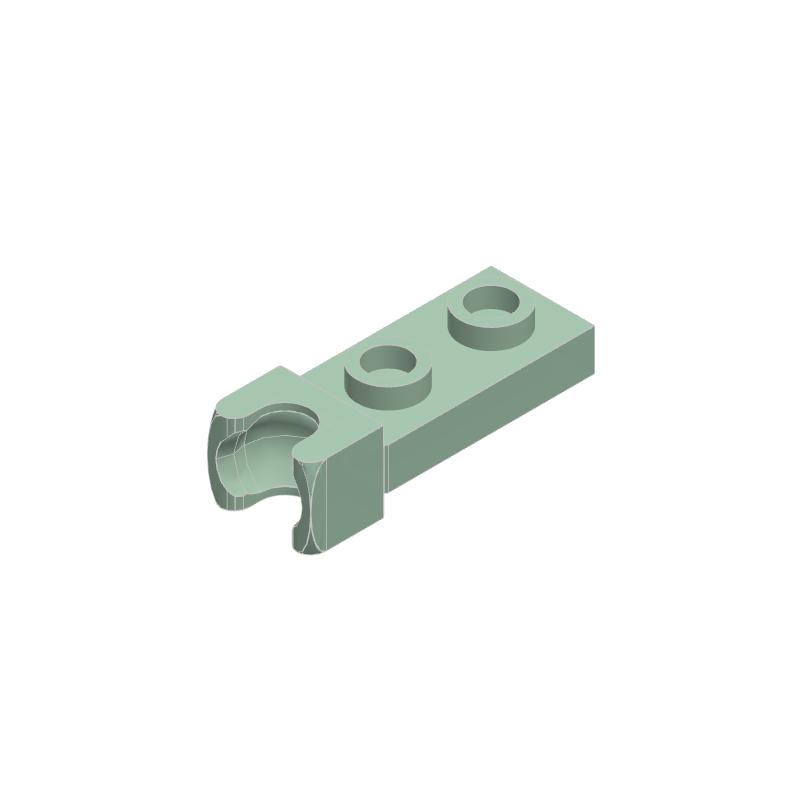 50pcs 14418 Plate Modified 1x2 Tow Ball Socket Bricks Collection Modular GBC Toy For Technical MOC Set Gift Buildings Blocks