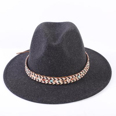 Popular European and American High-end Wool Top Hat, Men's and Women's Fashion Versatile Elegant Top Hat Jazz Hat