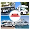 4 Position Bus Bar M10 Studs Power Distribution Block for Automobile RV Yacht 48V  250A