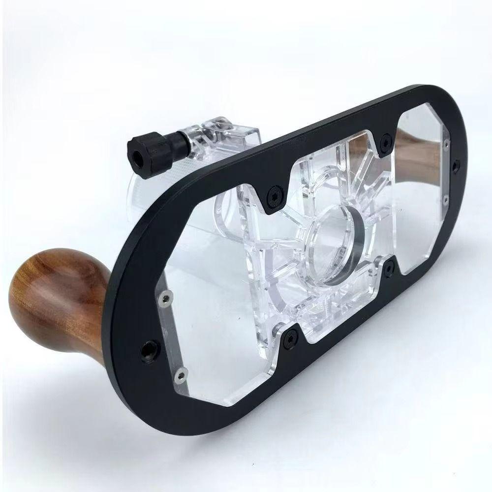 Flip-Gravur Holzfräsenbasis Einstellbare Trimmmaschine Maschinenfräsenbasis Öffnung