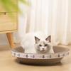Corrugated Cat Scratcher Cat Scrapers Round Oval Grinding Claw Toys for Cats Wear-Resistant Cat Bed Nest Cat Accessories