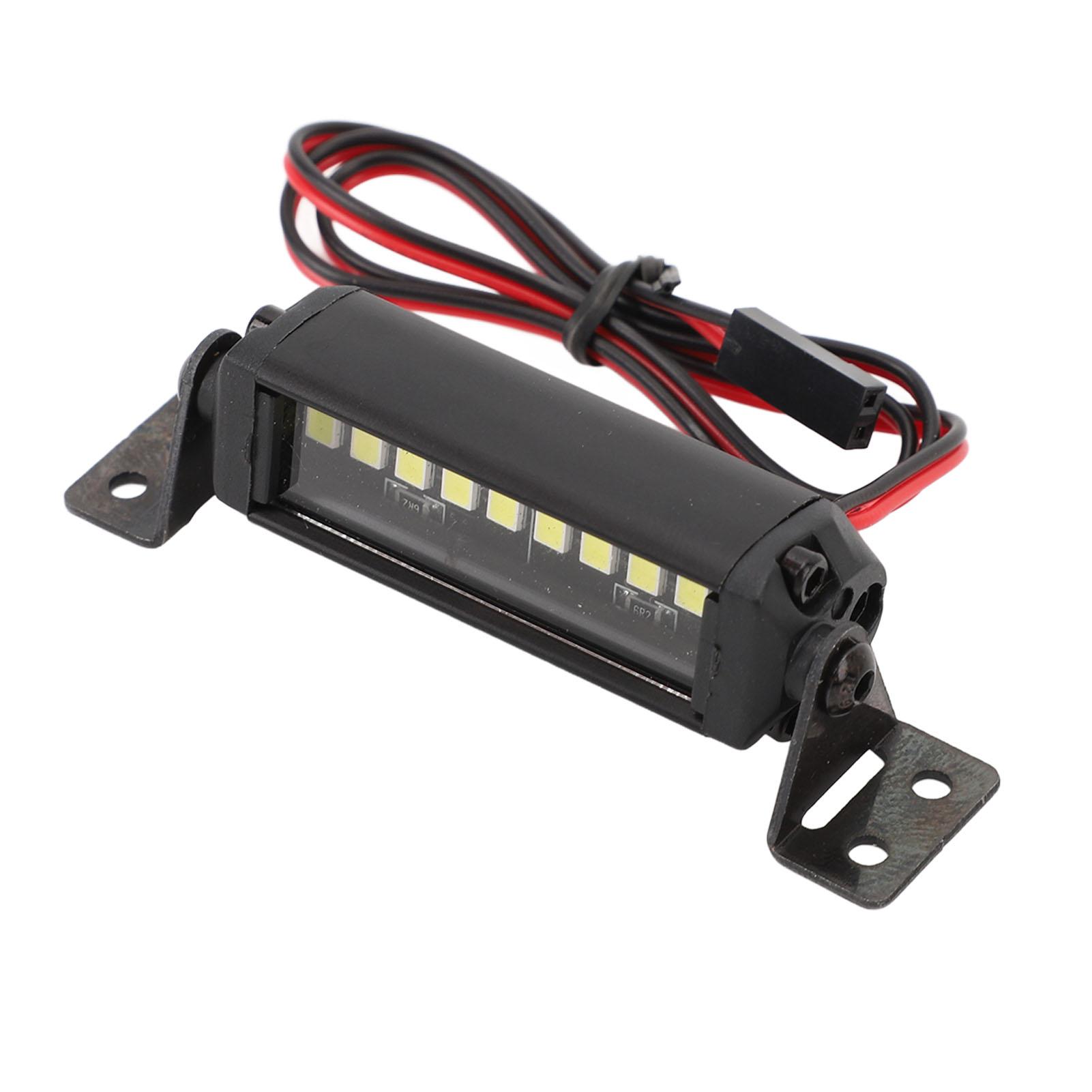 

Світлова панель 10 світлодіодів Висока яскравість Алюмінієва Однорядна Прожекторна Панель для 110 RC Кроулера