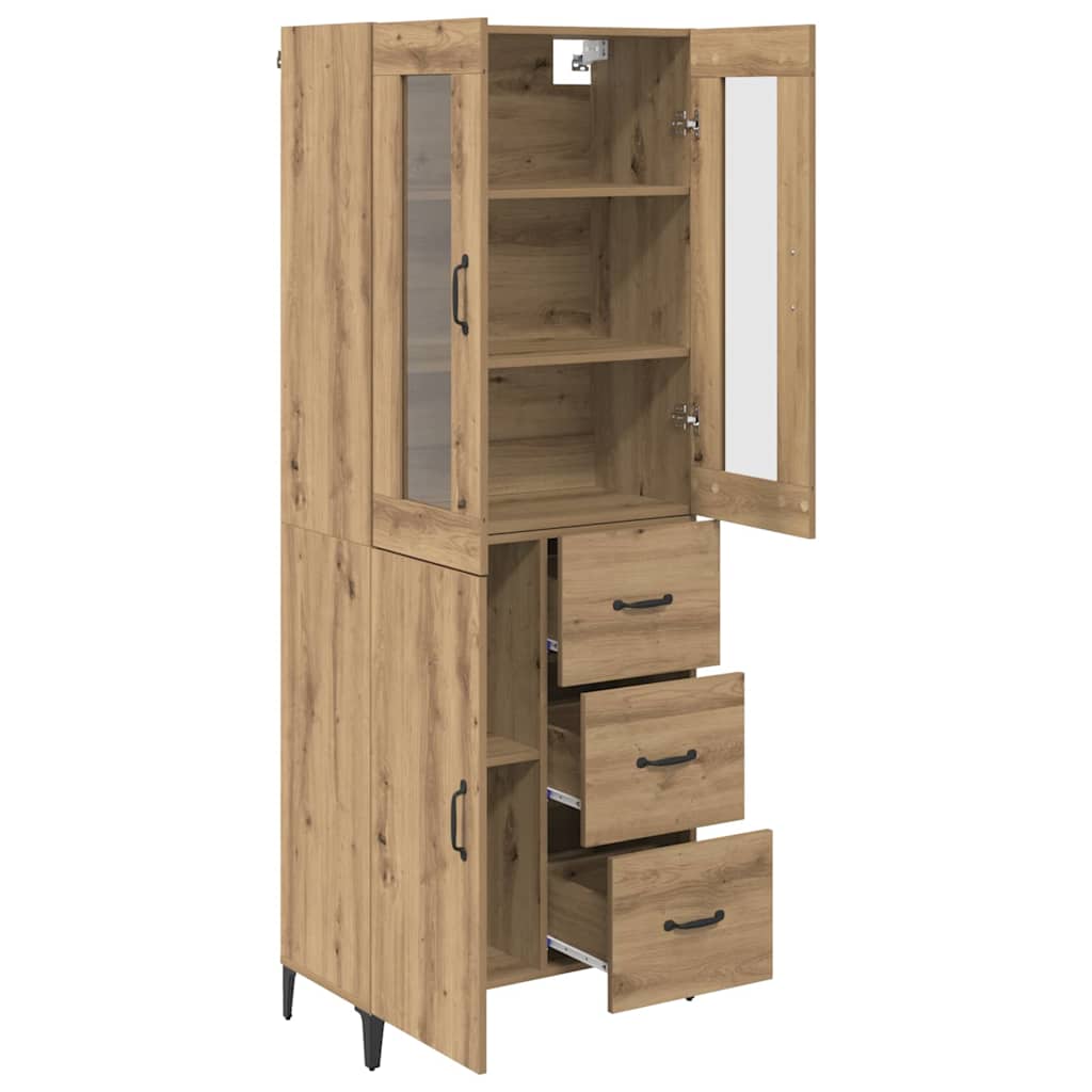 Highboard Artisan Oak 69.5 x 34 x 180 cm Particleboard