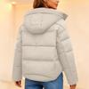 Women's Winter Warm Cotton Jacket Single Breasted Zipper Jacket