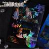 RetroStory Rainy Night Laser Scenery Journal Stickers Tape