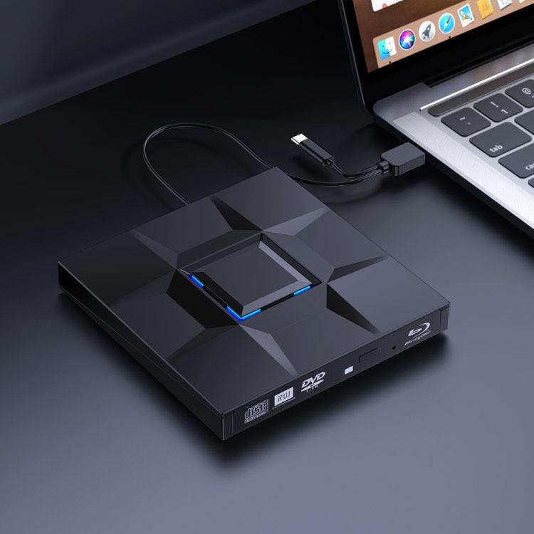 Portable External Blu-ray Burner Optical Drive