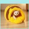 Pet Cozy Honeycomb Cat Bed With Plush Fleece For Winter And Allseason Use