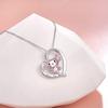 Trendy Heart And Cartoon Character Alloy Necklace For Women Gift Idea