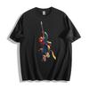 Spider-Man Miles Morales T-Shirt - Dynamic Red Splash Design Unisex Tee