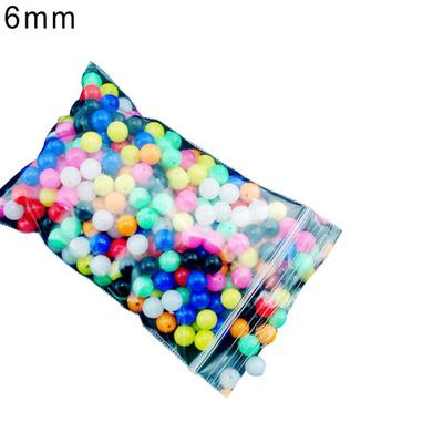 100 Stück 6mm/8mm Runde Mehrfarbige Rig Perlen Meeresangeln Köder Pose Zubehör