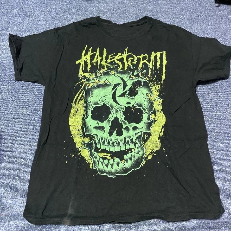 Rare Halestorm Tour Band Gift For Fan S2345XL Black Tshirt Unisex T-Shirt M