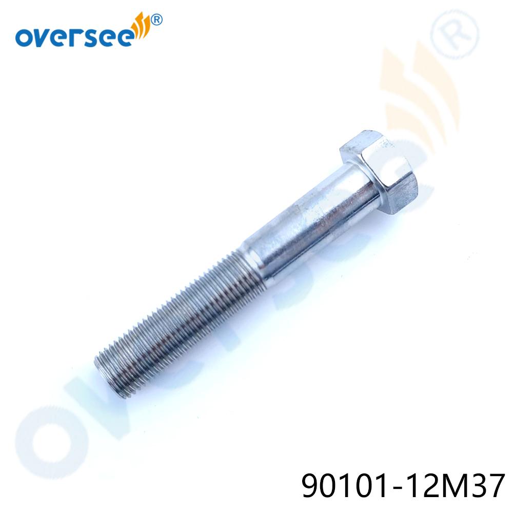 90101-12M37 Mounting Bolt for Yamaha 2 Stroke 40HP Outboard Boat Engine Parts