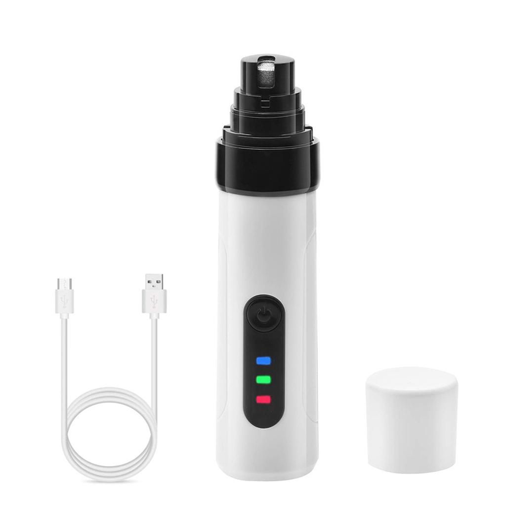 Pet Nail Grinder Dog Electric Nail Clippers Cat Rechargeable Nail Clippers LED Nail Clippers Set