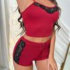Casual women's lace suspender shorts sexy babes girl fast fashion European and American women's clothing