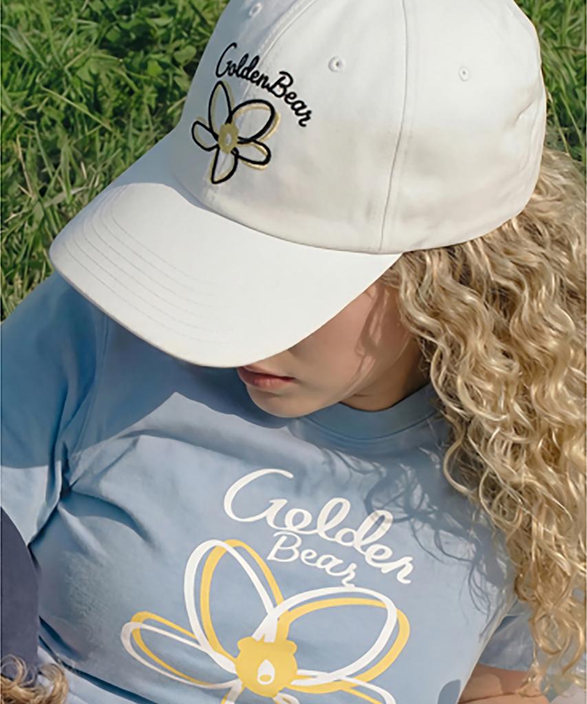 Goldeunbeeo (Female) Magnolia Graphic Ball Cap G6Rax26401Whx
