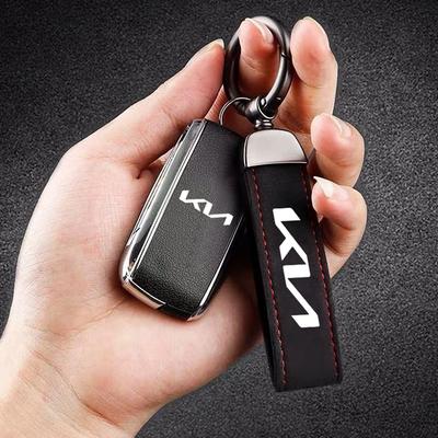 Car Smart Key Chain Auto Remote Key Ring Accessories For K3 Sportage Carnival K5 Seltos Pegas KX1 EV5 Sonet EV6 K4 EV3 Ceed
