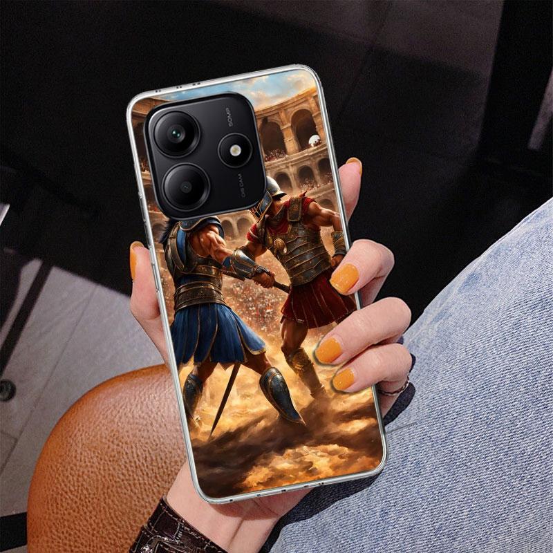 Roman Colosseum Phone Case For Xiaomi Redmi Note 15 14 13 12S 12 11 Pro Plus 14S 11S 11E 10 10S 11T 5G Personalized Cover Redmi