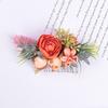  Pettine con Fiori Artificiali Stile BOHO per Donna, Diadema Nuziale, Ornamenti per Capelli, Acconciatura, Fermaglio per Capelli, Accessori per Capelli, Gioielli