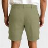 Herren Leinen-Shorts Klassische Passform Bund mit Knopfverschluss Atmungsaktives Leichtes Gewebe Lässige Sommerkleidung