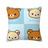 Rilakkuma Strawberries Square Pillow Case Polyester Cushions for Sofa Animal Bear Creative Cushion Covers