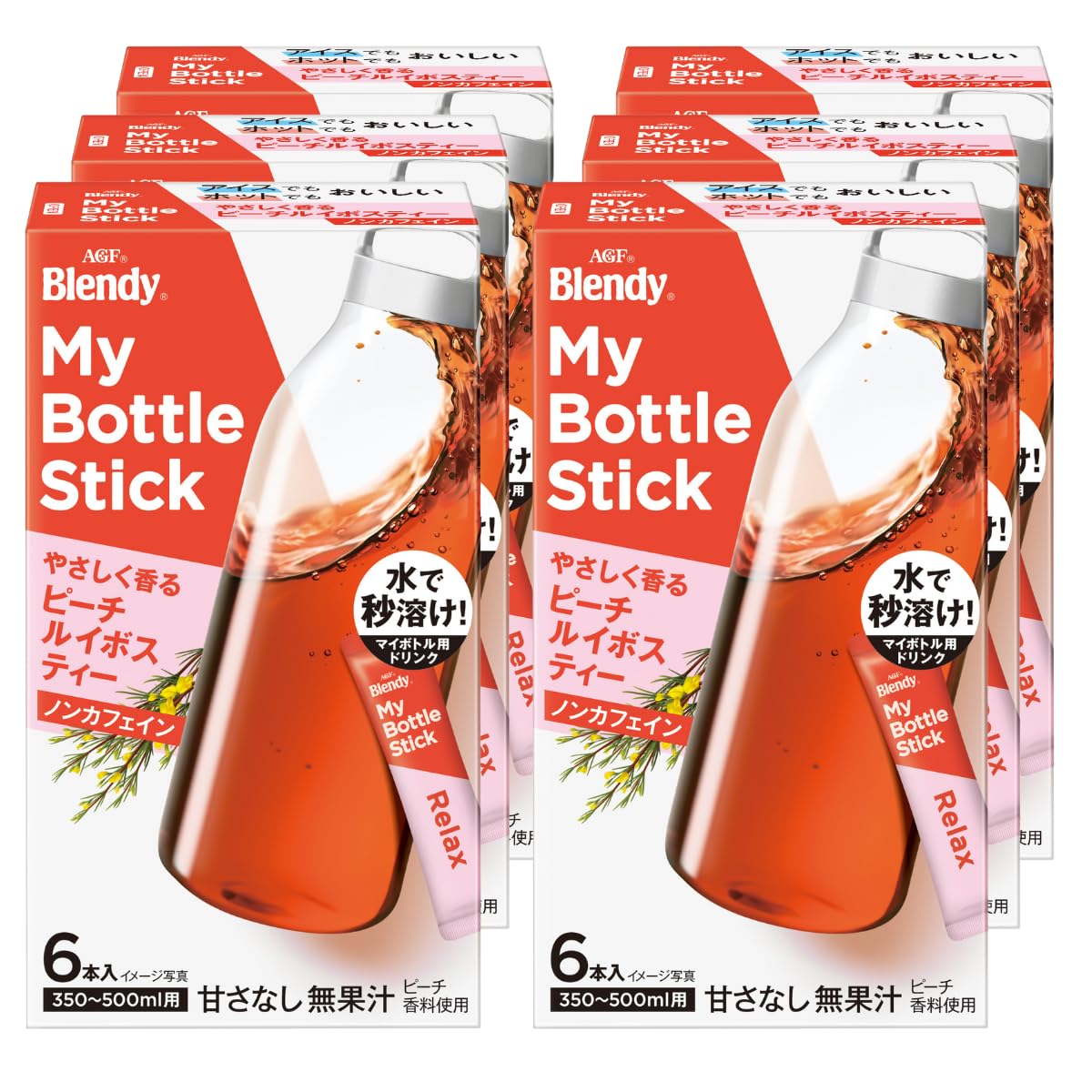 

AGF Blendy My Bottle Stick Нежный аромат персика Руж Чай 6 бутылочек х 6 коробок Вода [Персиковый чай] [Фруктовый чай] [Для бутылок]