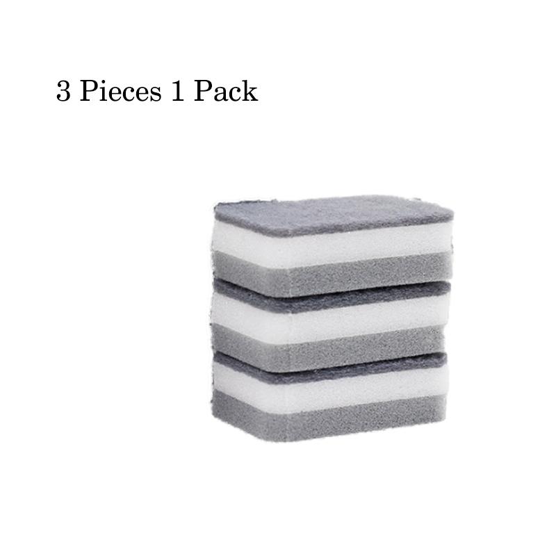 

Double-sided multi-function kitchen cleaning sponge effective dishwashing and pot scrubbing pads are easy to rinse and reusable