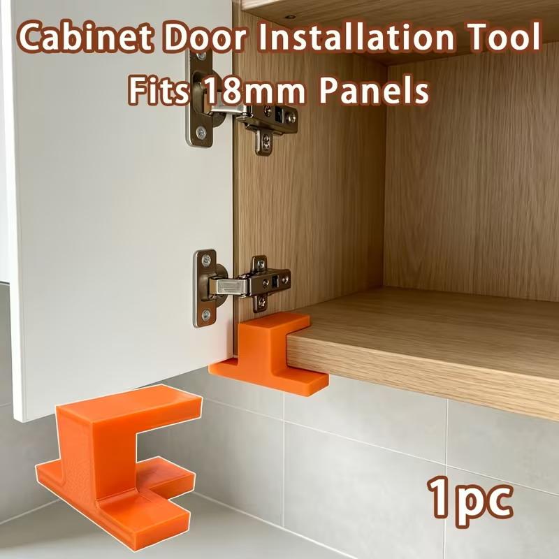 Fisso per Installazione Ante di Mobili Localizzatore per Falegnameria Staffa Angolare a T Strumento di Bloccaggio da 18 mm per Mobili a Pavimento e Soffitto