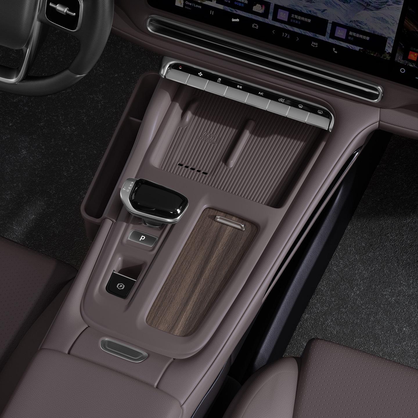Fits 26 Geely Xingyue L Models: Central Control Silicone Storage Box Organizer.