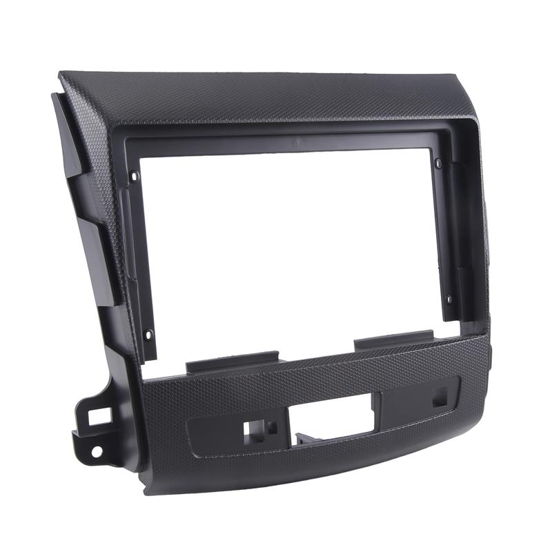 9 Inch Car DVD Frame Audio Dash Trim Kits Facia Panel Radio Player Screen 2 Din For Mitsubishi Outlande 2008-2011