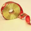 New 1PCS Gold Christmas Tapes Roll Decoration Ribbon Tie Gift Supplies Box DIY Organization School Adhesives  Fasteners Tape
