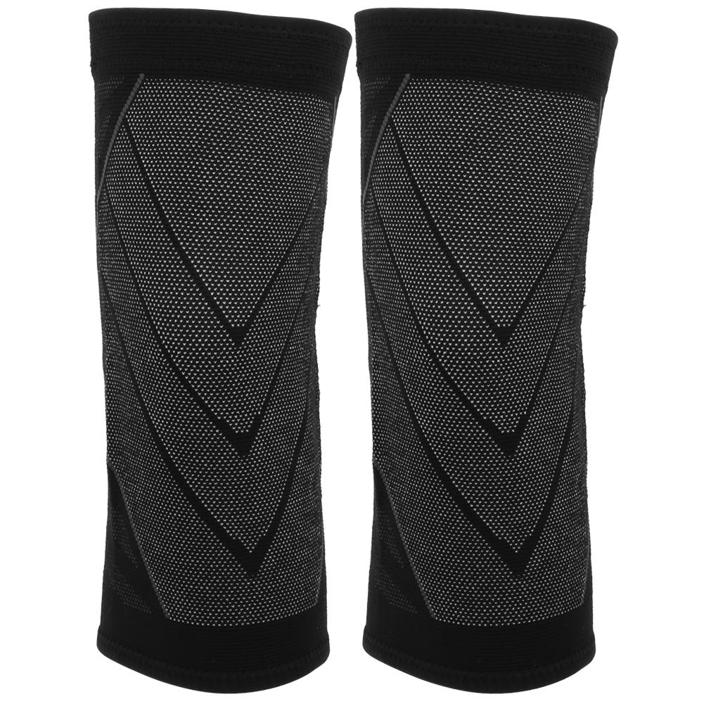 Unisex Allgemeine Outdoor-Sportarten Knieschoner Elastische Strick-Kniepolster für Fußball BasketballL
