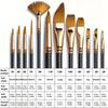 12Pcs/Set Acrylic Materials Painting Brush Set Multi-functional Drawing Supplies