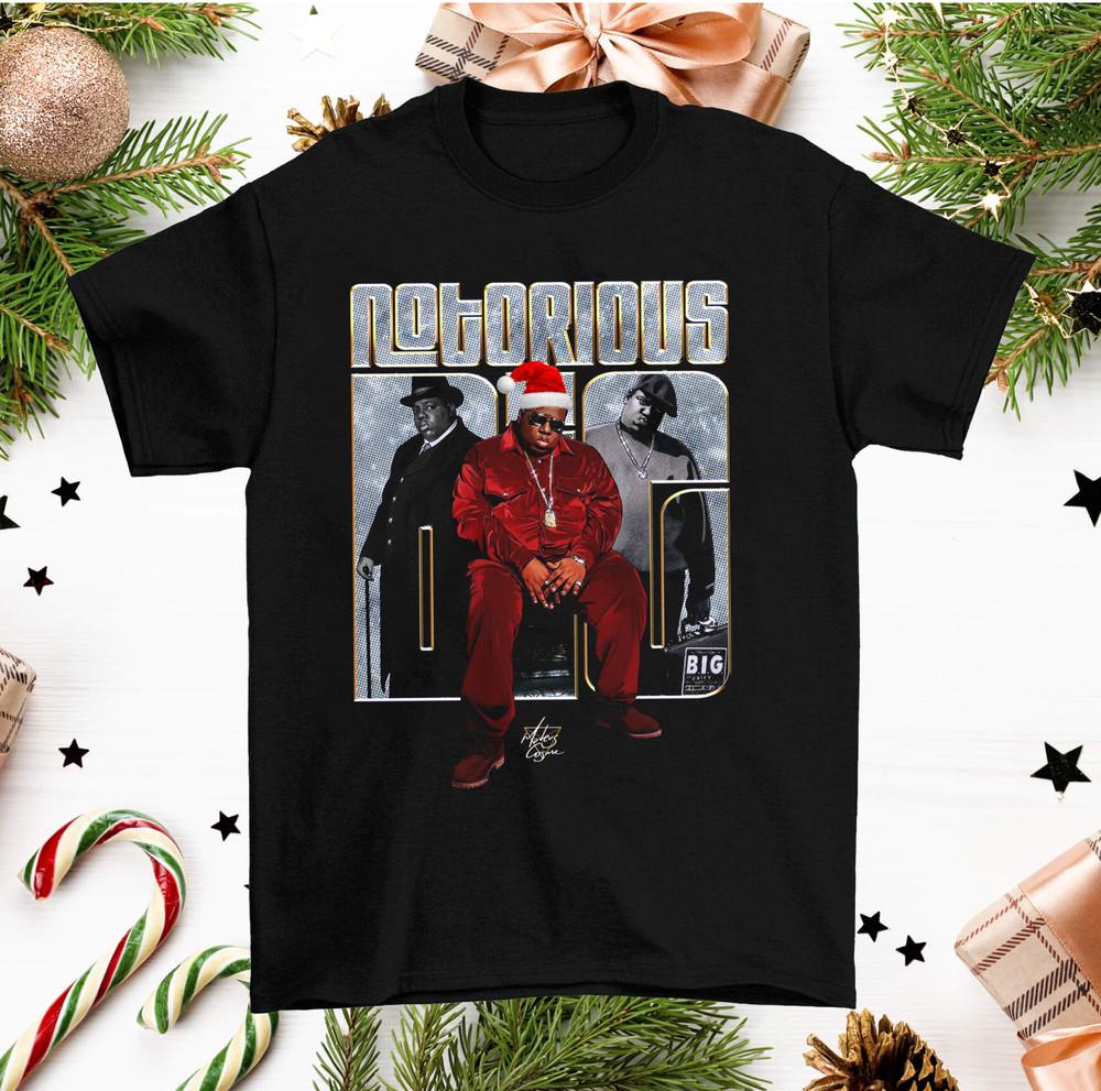 

Notorious BIG Santa Christmas Gift Unisex T-Shirt All Size S To 5XL MK323 Unisex T-Shirt S разноцветный