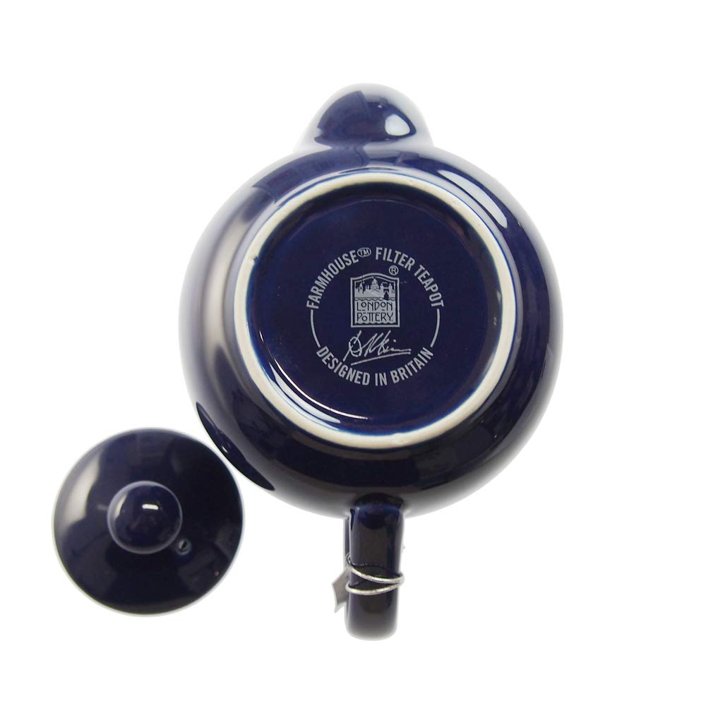 LONDON POTTERY Farmhouse 2-cup Teapot, Cobalt Blue 72190