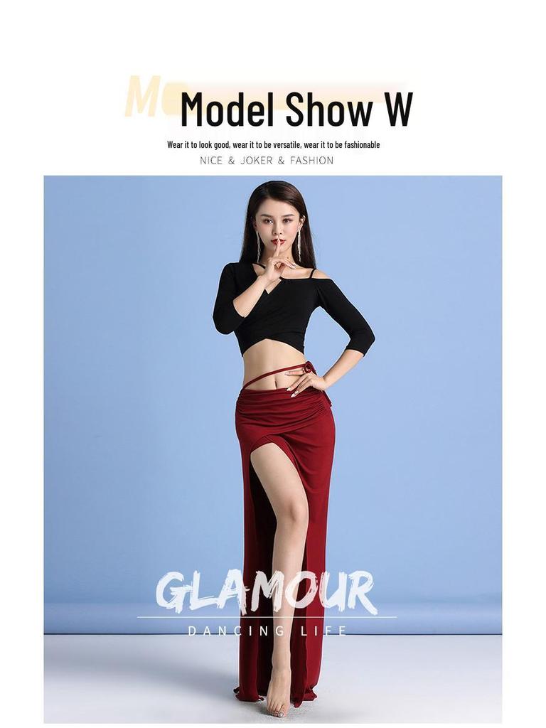 2025 Neu Herbst & Winter Schlankmachend Sexy Modal Bauchtanz Übungsoutfit