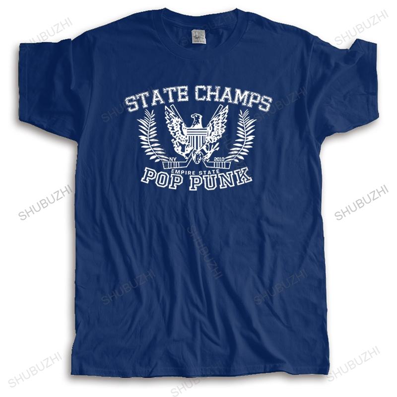 

Fashion Vintage STATE CHAMPS Pop Punk Band Knuckle Puck Neck Deep TShirt S M L XL 2XL Custom Print Casual ONeck Top Tee S