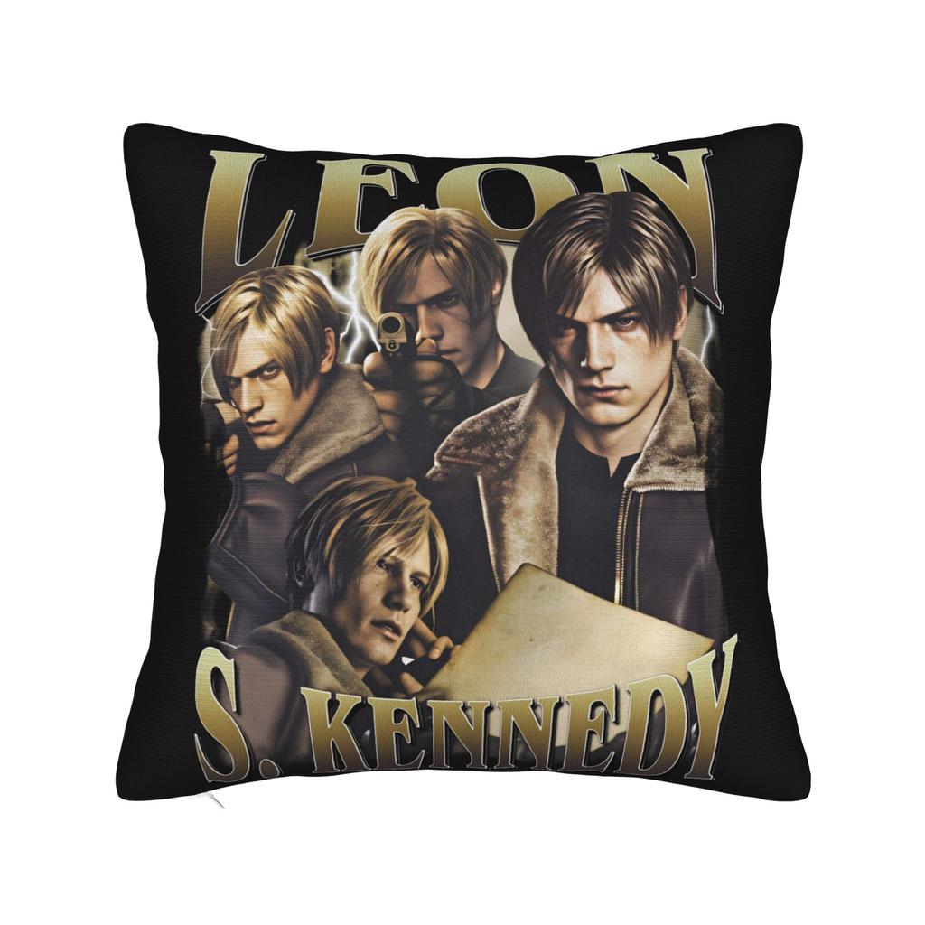 Leon Kennedy Pillow Case Graphic Pillow Cover For Sofa Home Decoration Novelty Pillowcases