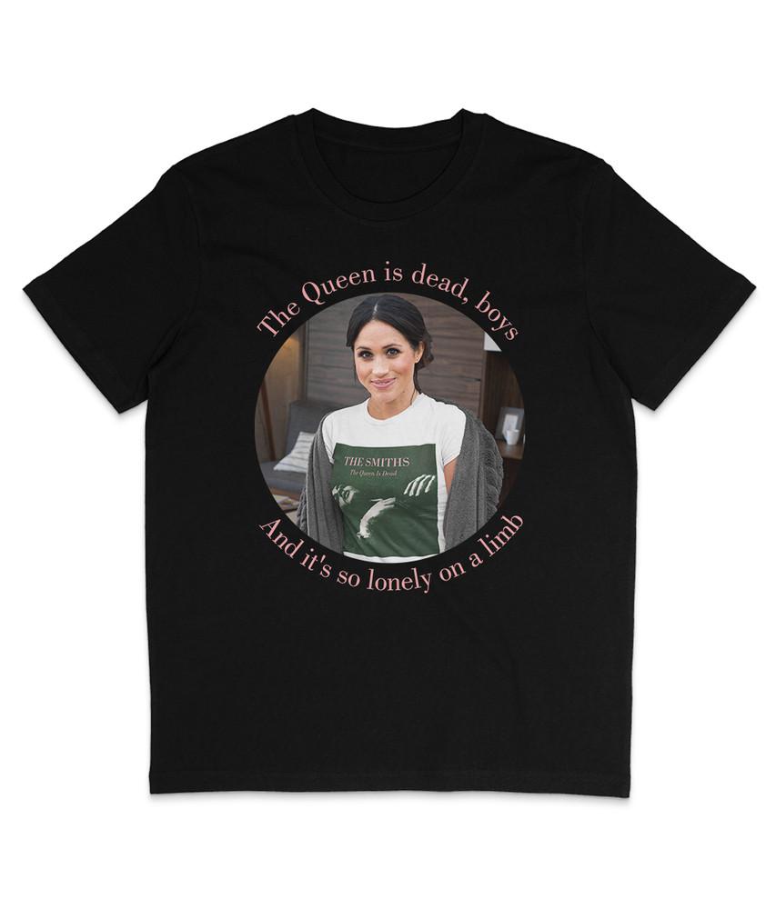 

The Queen Is Dead Boys Meghan Markle The Smiths Morrissey Organic TShirt Unisex T-Shirt XXL