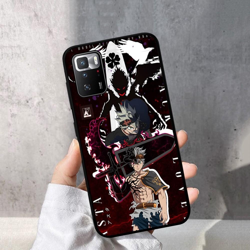 Black Clover Phone Case For Redmi Note 4 X 5 A 6 7 8 T 9 9S 10 11 11S 11Epro Poco M3 Pro