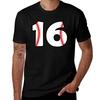 Number 16 Baseball 16 Tshirt Breathable Basic Cotton Tshirt