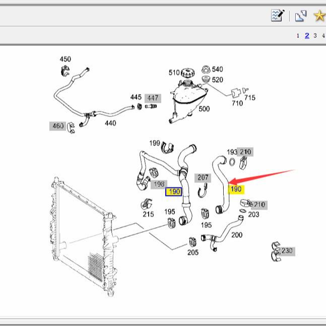 A1645010682: Compatible Upper Water Pipe for Mercedes-Benz GL450 164 273 Engines