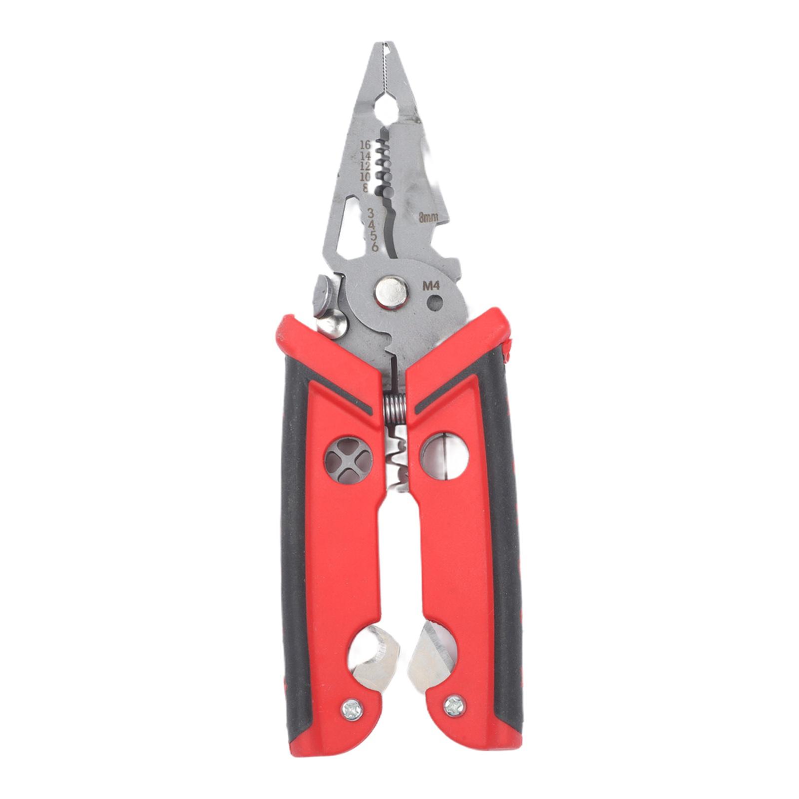 18-in-1 Electrical Tool Wire Stripper Cutter Crimper with Ergonomic Grip 1 Pack