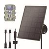 Panneau Solaire 3W 6000mAh Caméra de Chasse Batterie 6000mAh Adaptateur de Charge Solaire Pour Caméra de Chasse d'Extérieur