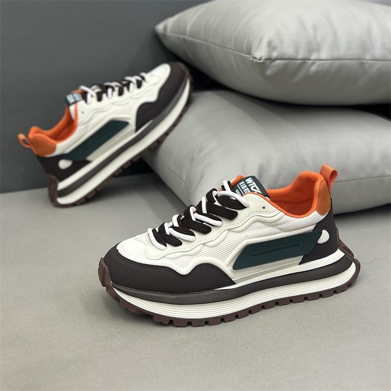 Neue Frühjahrs-atmungsaktive Sport-Freizeitschuhe Plateau Waffel-Laufschuhe zmd