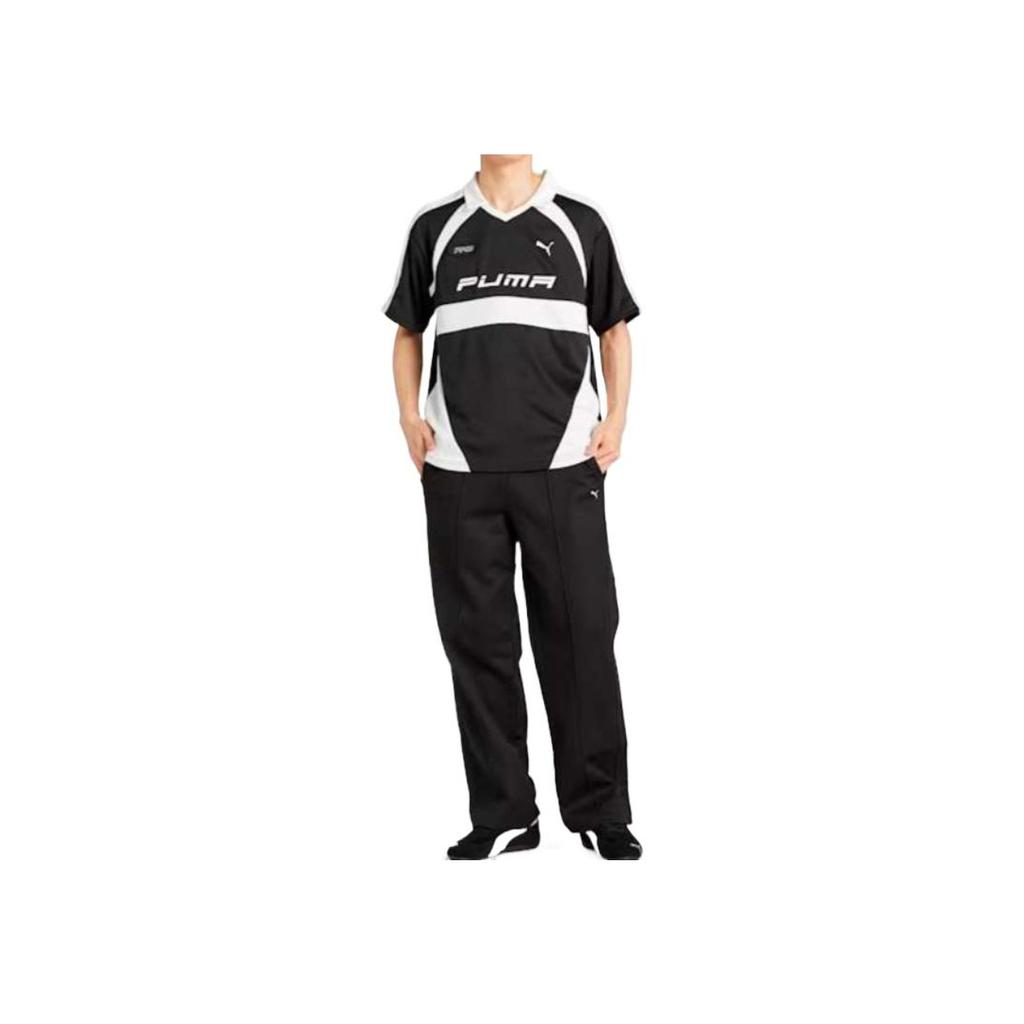 New PUMA Soccer Jersey Unisex Black White 631242-01