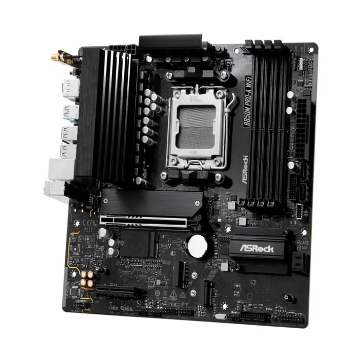 Carte Mère - ASROCK - B850M Pro-A - WiFi intégré - Micro ATX - AMD AM5