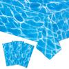 Ocean Theme Party Tablecloth Birthday Wedding Tablecloth Summer Beach Water Wave Table Cover Ocean Theme Party Supplies