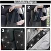2PCS Bling Car Seat Belt Shoulder Pads, Bling Rhinestones Seat Belt Covers For Women, Car Seatbelt Strap Pad With Crystal Diamond, Car Interior