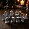 Spooky Graveyard Terrain 14 Pcs Mini Tombstone Model, 3D Printed Miniature Cemetery Gravestone Scenery Scene Layout Accessories Props for Tabletop
